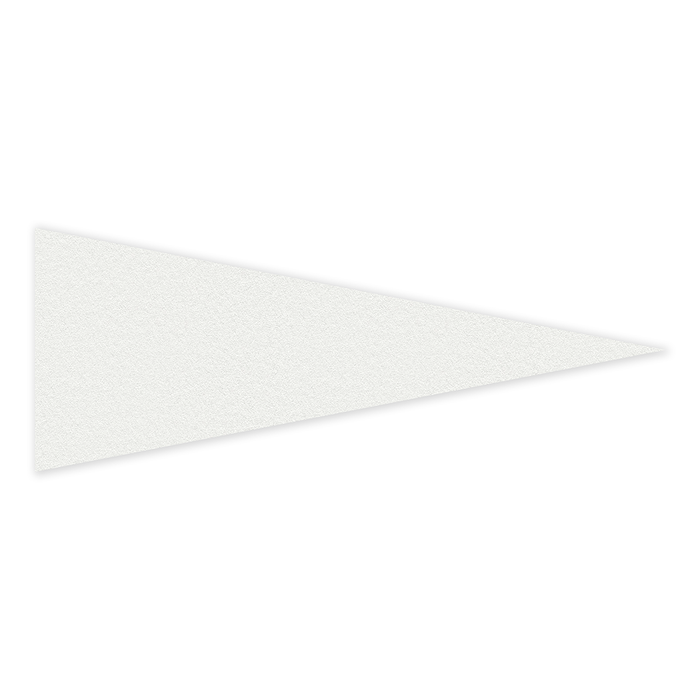 Felt Triangle Pennant - 12" x 31"- IN STOCK NOW