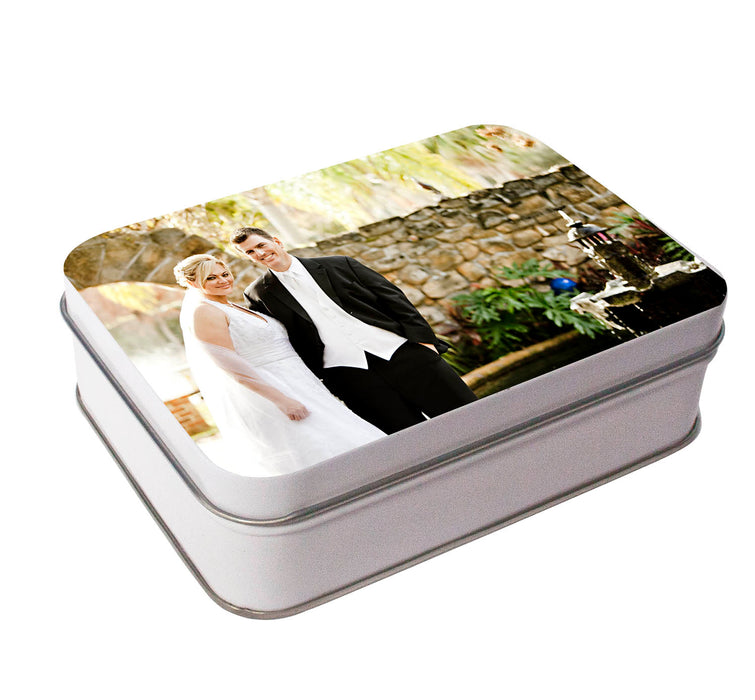 Sublimation Blank Gift Tin - 3" x 5"