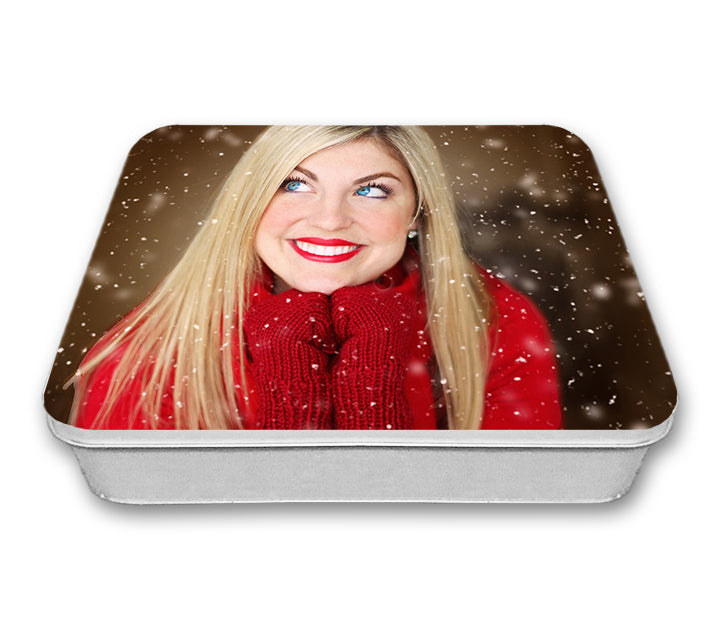 Sublimation Blank Gift Tin - 6" x 8"