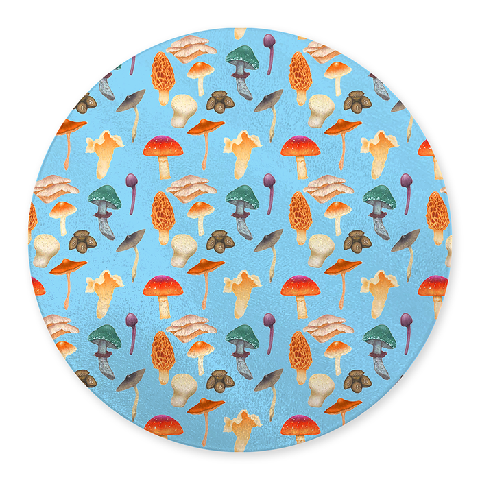 Sublimation Blank 12" Round Glass Cutting Board