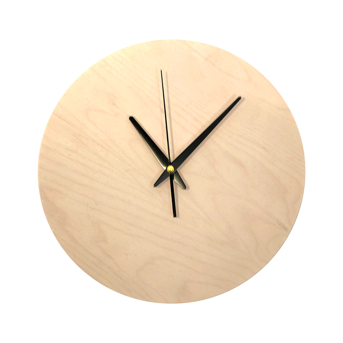 New Sublimation Wood Clock - 12" Round & Square