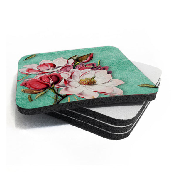 Sublimation Blank Mousepad Coasters - 3.75" x 3.75 x 1-4 " Square