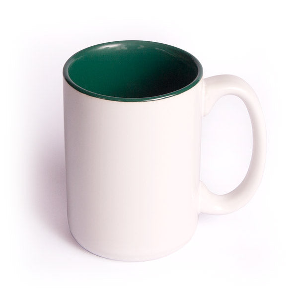 Green Two-Tone Mugs