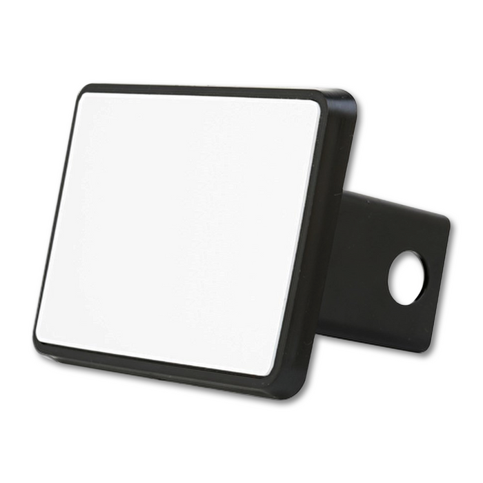 Sublimation Rectangle Trailer Hitch Cover with fade-Proof Aluminum Insert