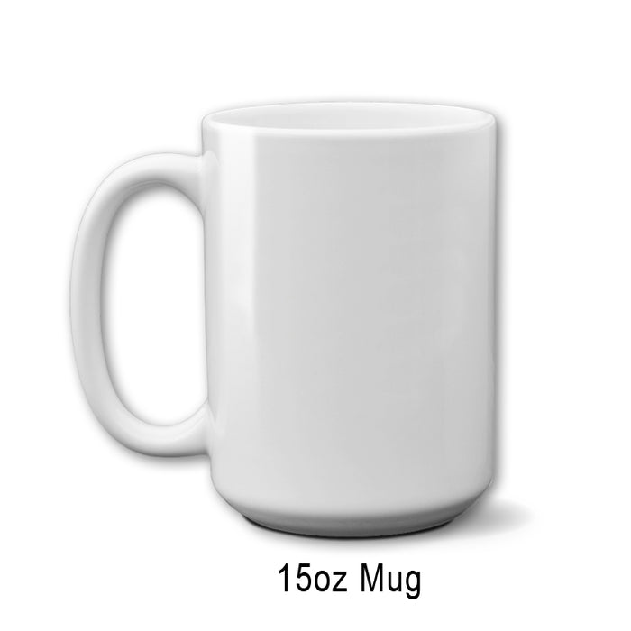 Sublimation Blank 15 oz. White Mugs