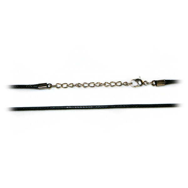 Black Satin Cord with Clasp