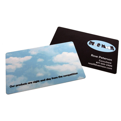 Metal Business Cards Blank Name Card Sublimation Aluminum, White