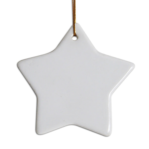 Two-Sided Porcelain Ornaments